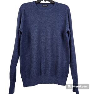 Bruun & Stengade Mens Long Sleeve Crewneck Wool/Acrylic Blend Sweater Size L